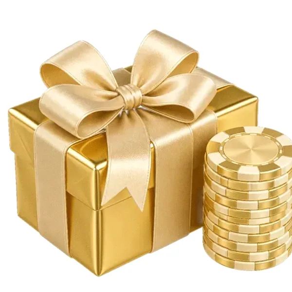 Gift box and chips — Lucky Barry