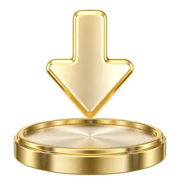 Downward arrow button — Lucky Barry