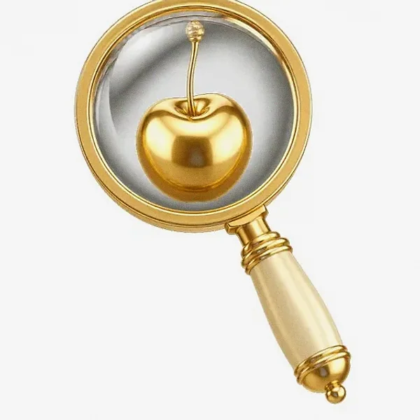 Cherry magnifying glass — Lucky Barry