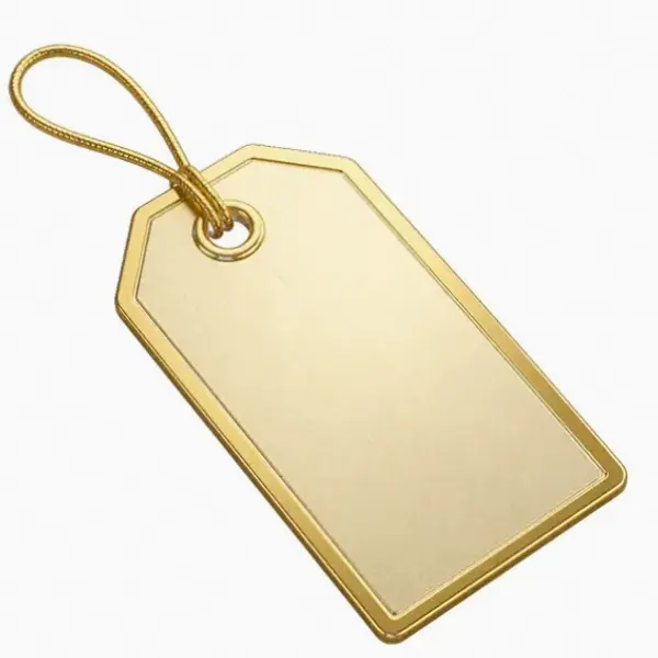 Blank price tag — Lucky Barry