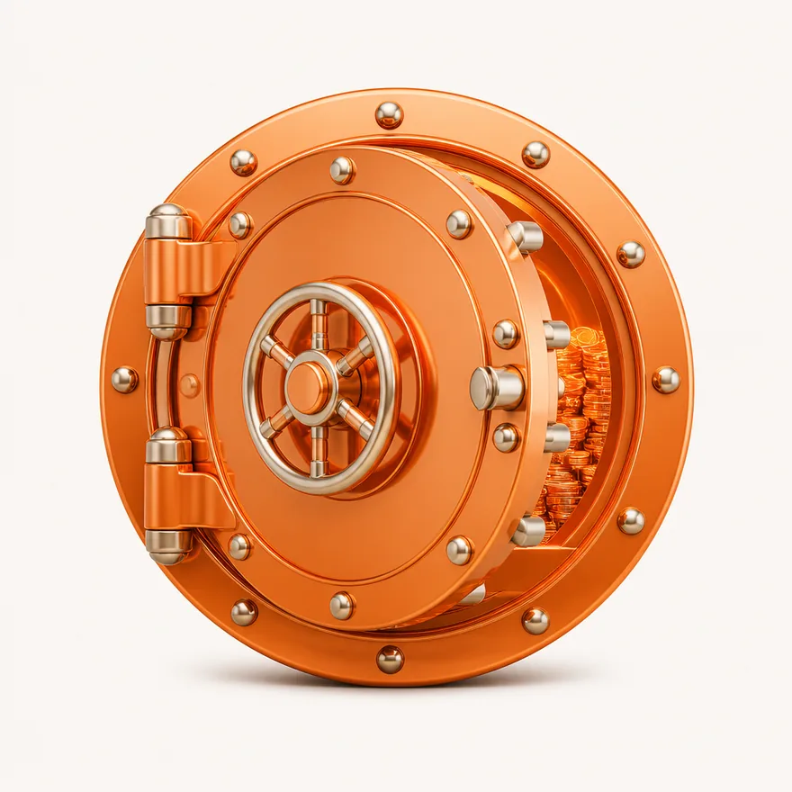 Round bank vault — Lucky Barry