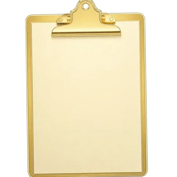 Blank clipboard — Lucky Barry