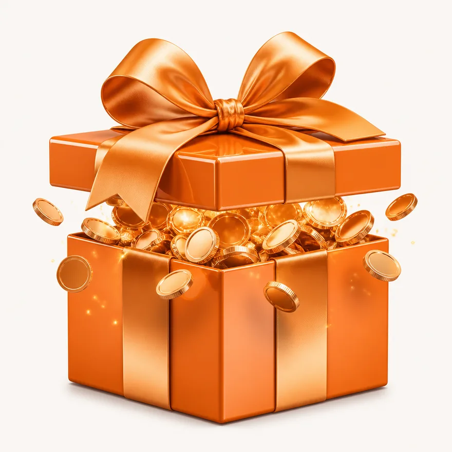 Ribbon-tied gift box — Lucky Barry