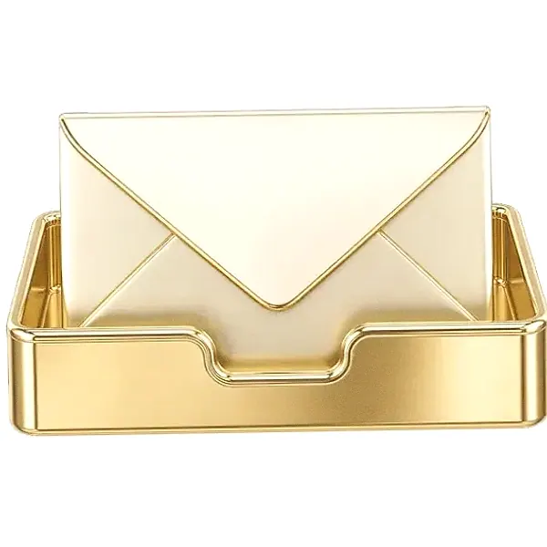 Metal letter tray — Lucky Barry