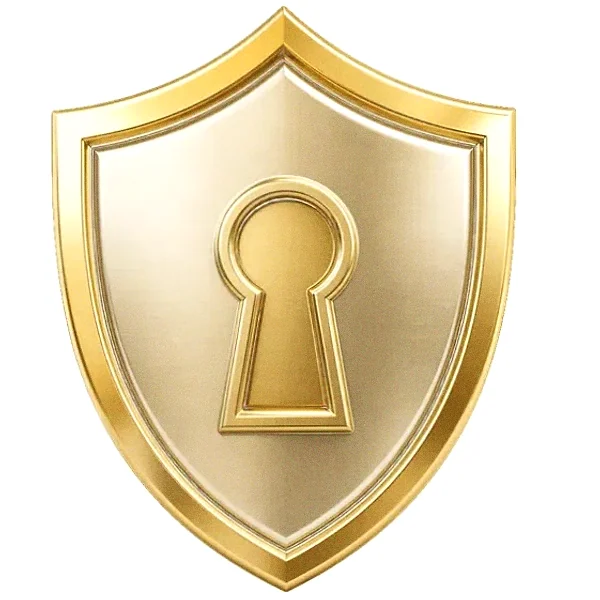 Keyhole shield — Lucky Barry