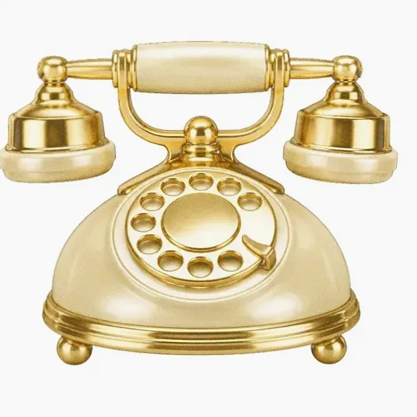 Vintage rotary telephone — Lucky Barry